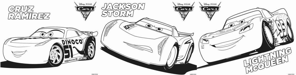 Coloring lively jackson storm