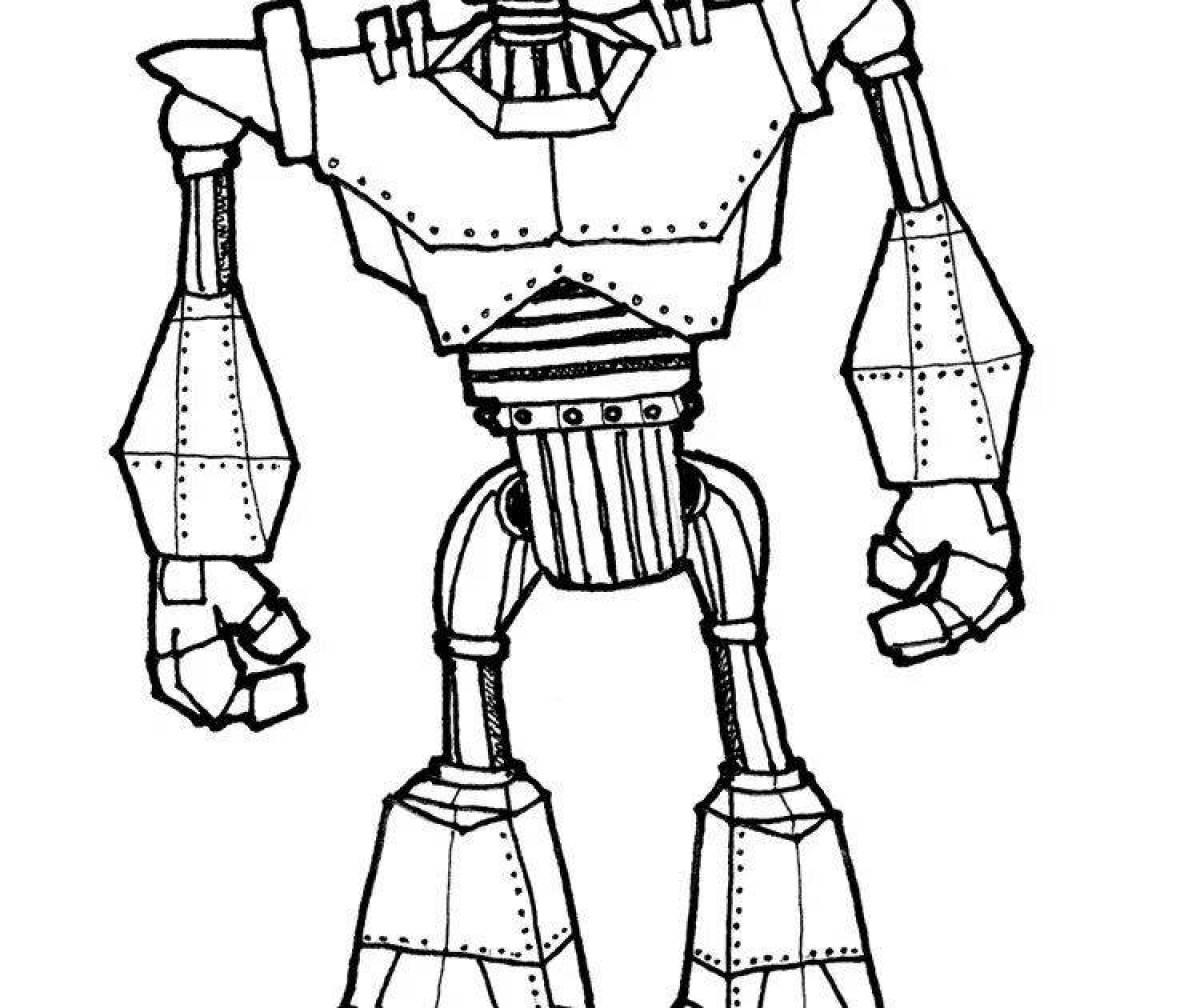 Large steel giant coloring page