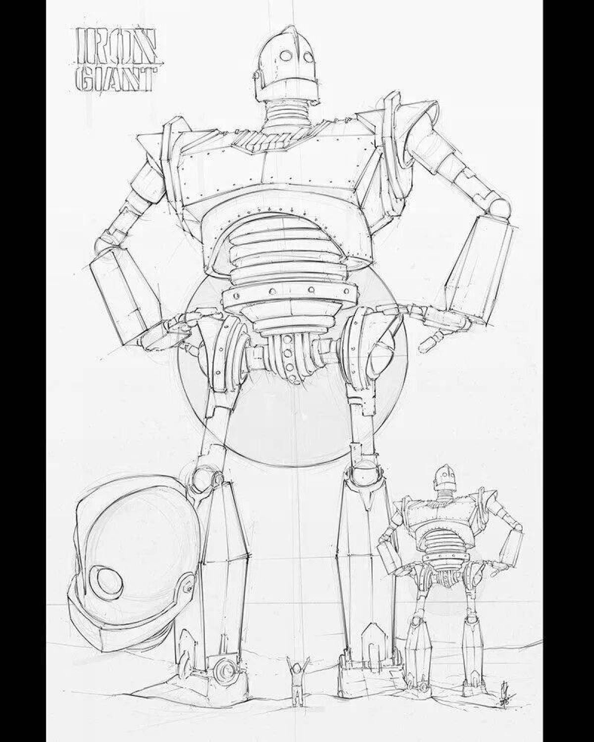 Flawless Steel Giant coloring page