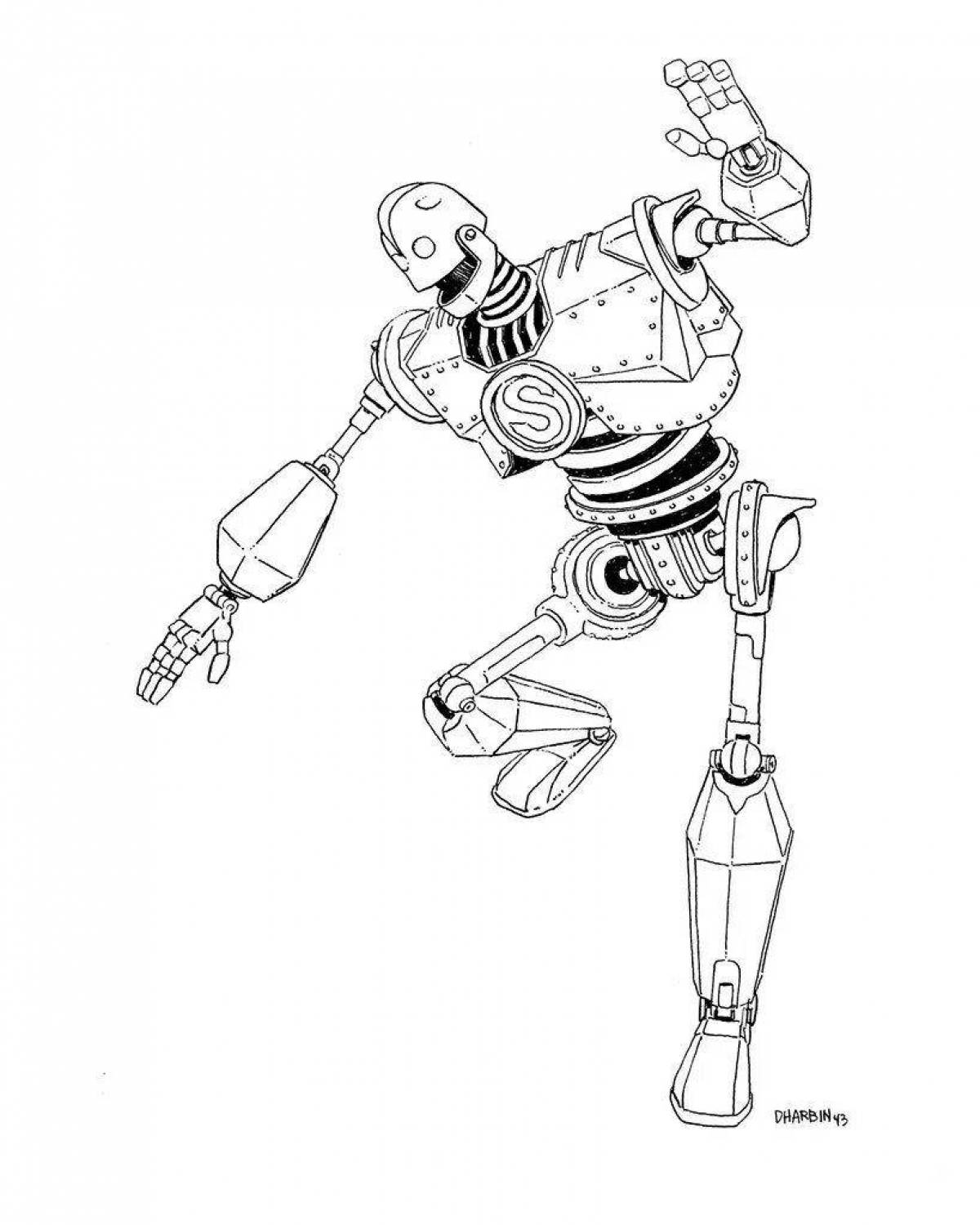 Luxury Steel Giant coloring page