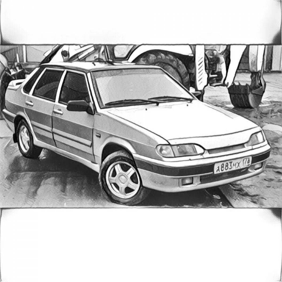 VAZ 2115 coloring pages