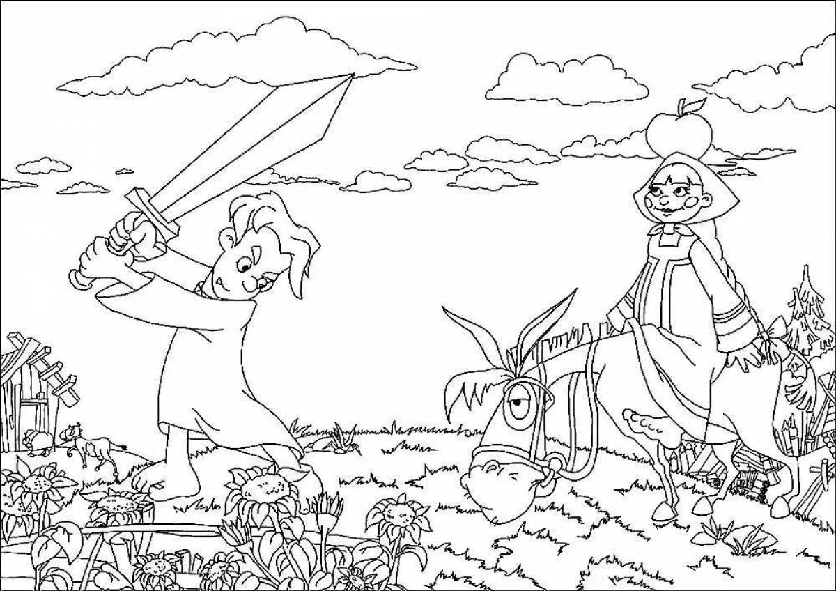 Shiny Last Hero Coloring Page