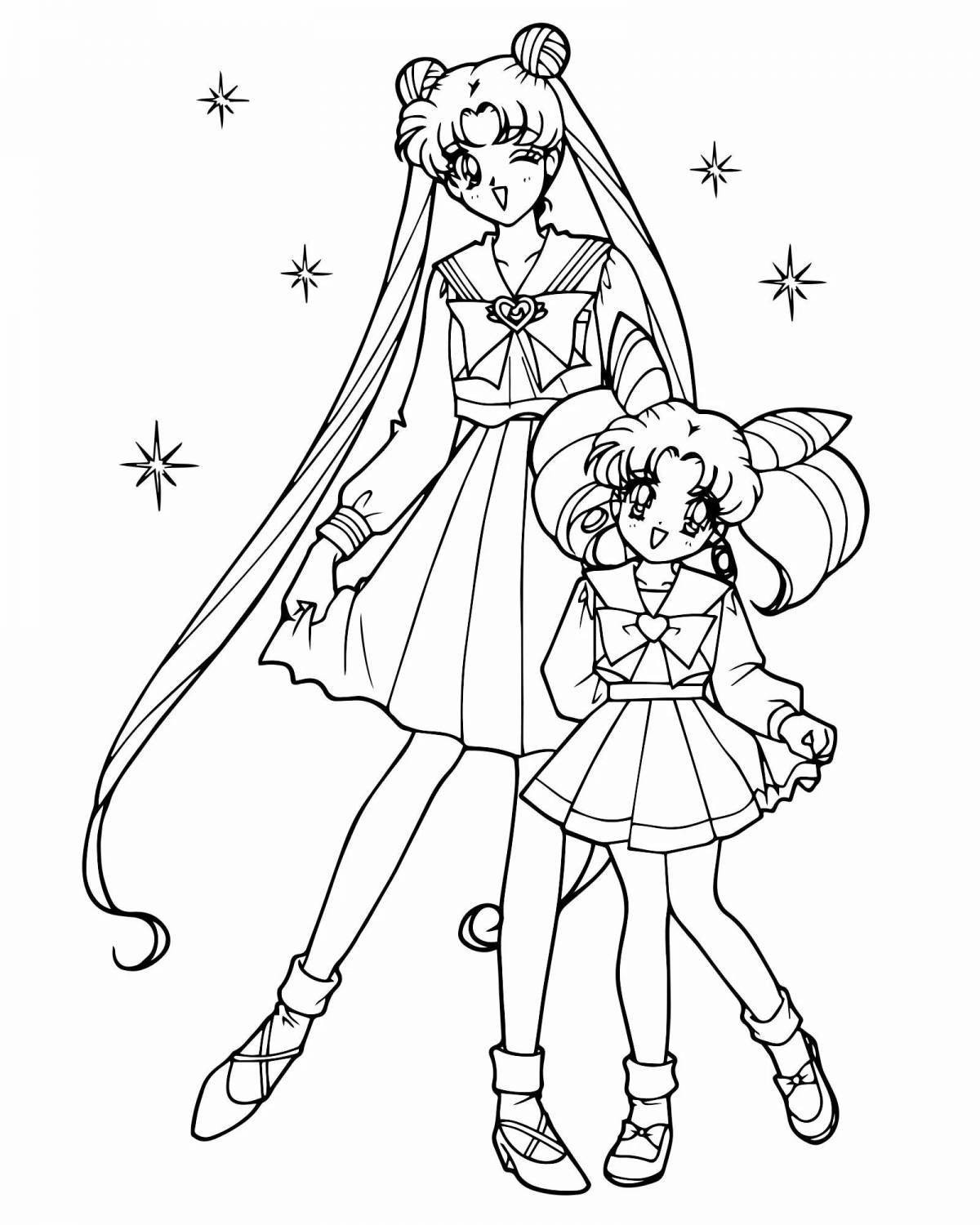 Сказочная мини-раскраска куроми