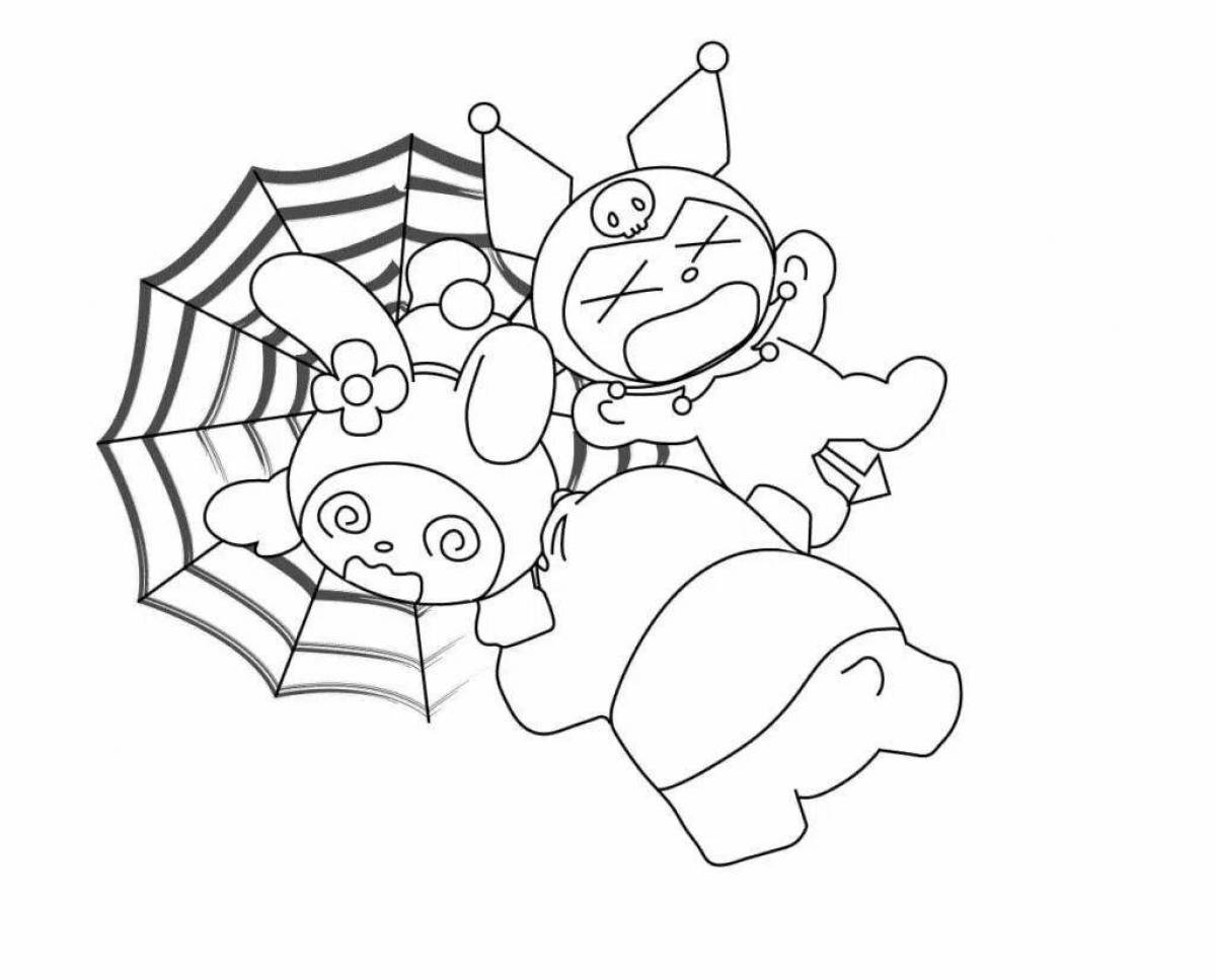 Милая мини-раскраска куроми