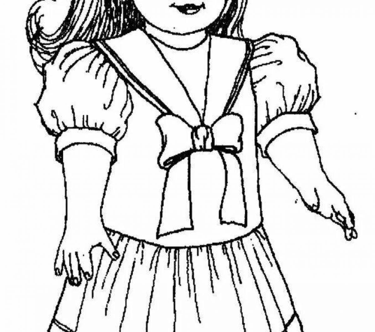 Кукла рисунок карандашом