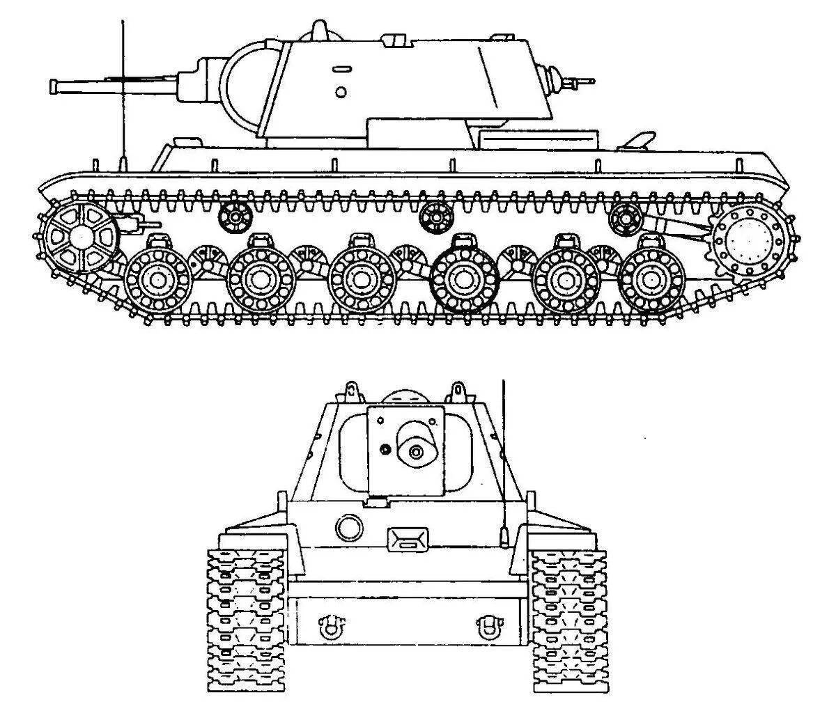 Танки кв 44 картинки раскраски