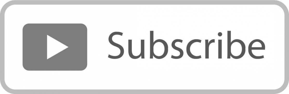 Subscribe button glossy coloring page