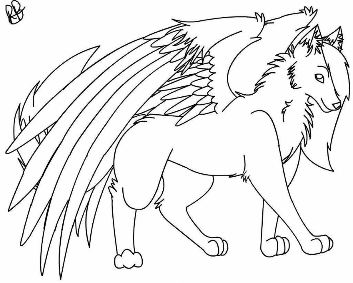 Tempting coloring pages magical animals