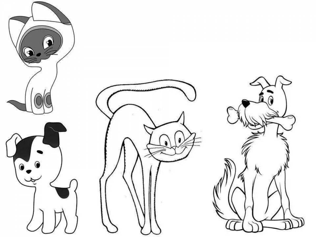 Cats dogs cartoon #3