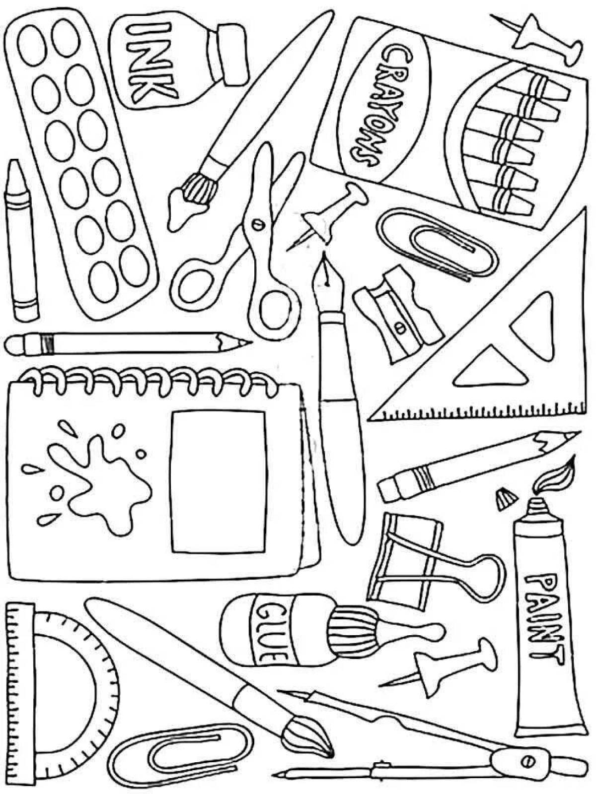 Delicate coloring pages