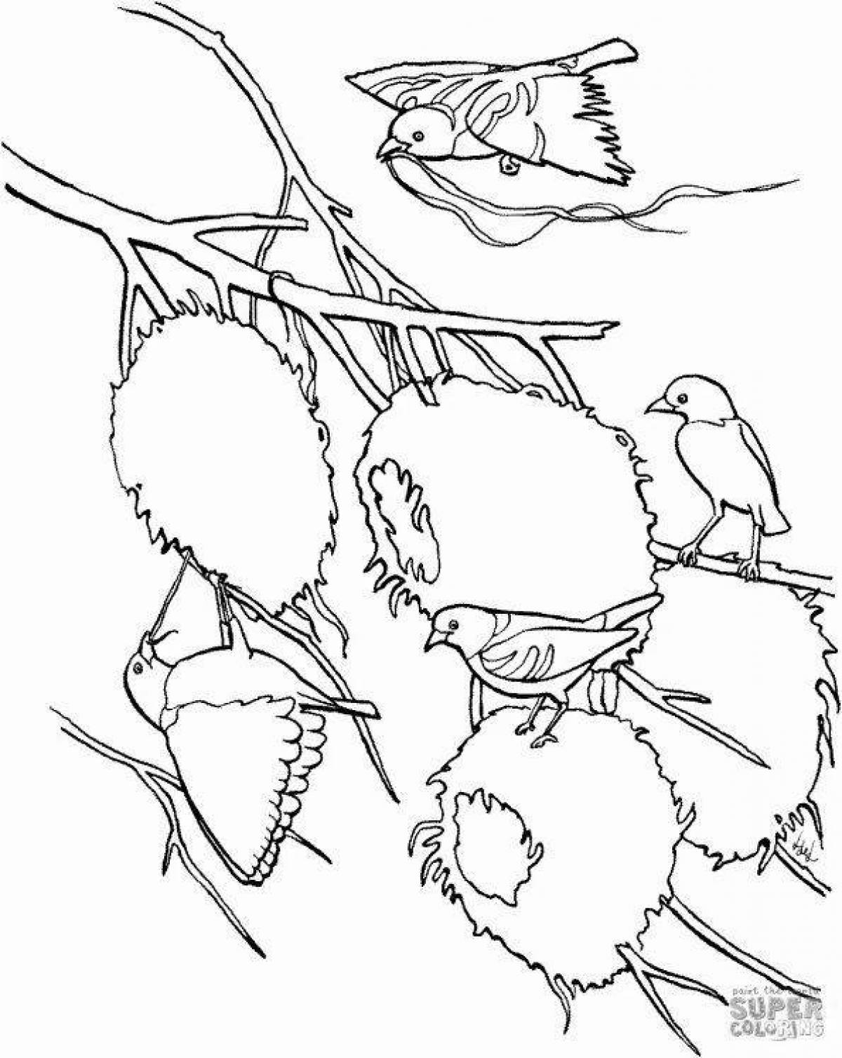Coloring page charming handicraft