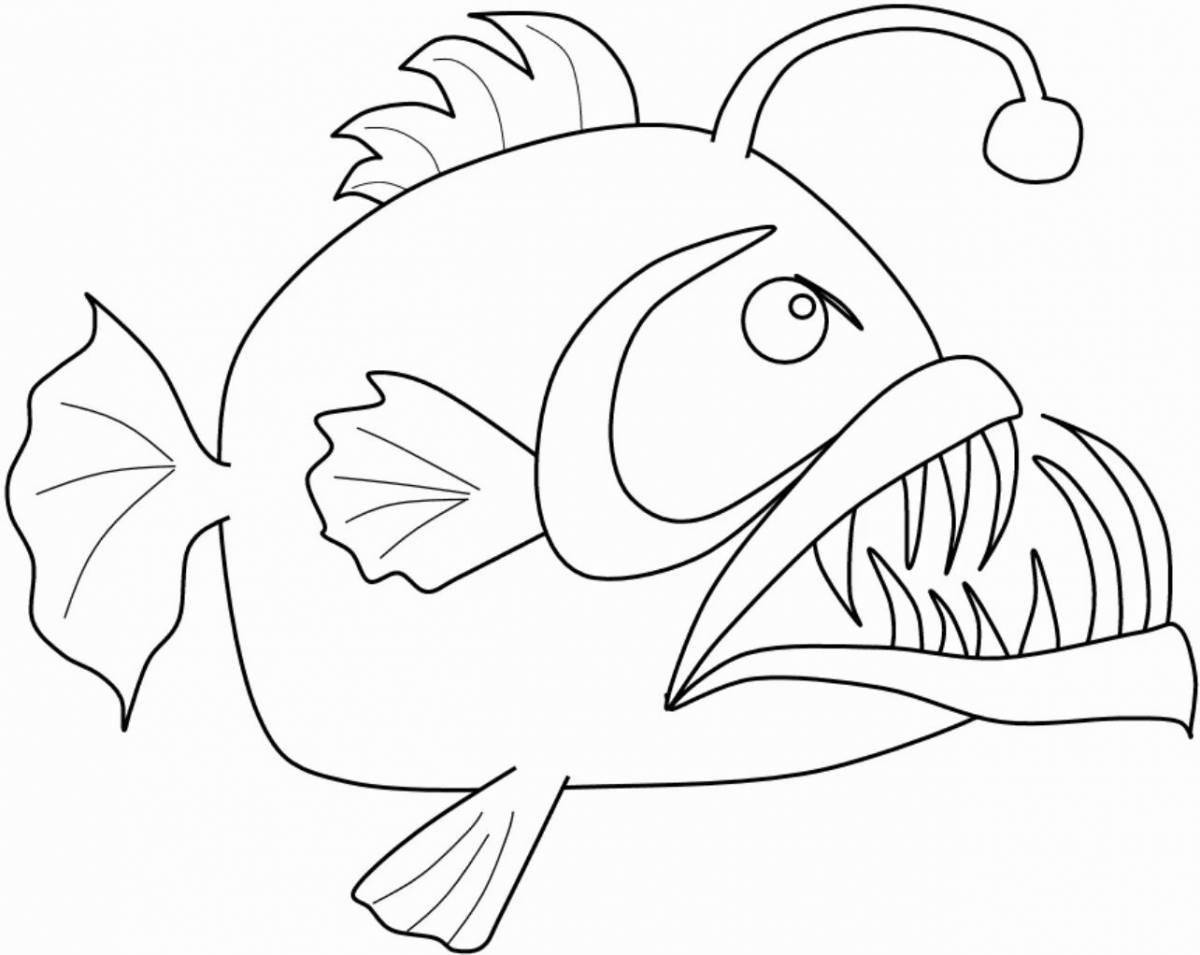 Attractive coloring of the angler