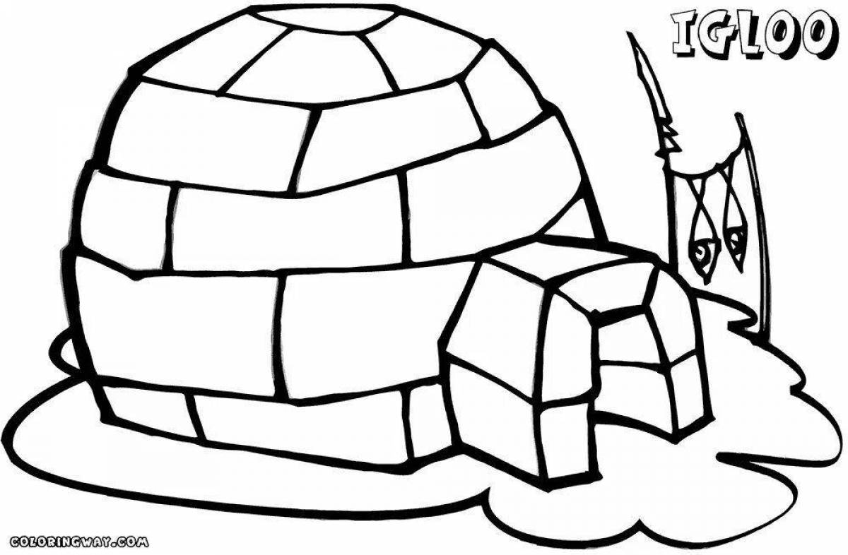 Mystery needle coloring page