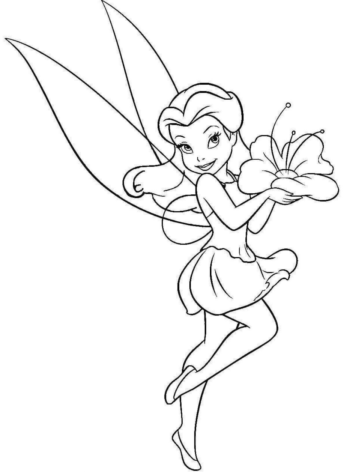 Disney fairy coloring book
