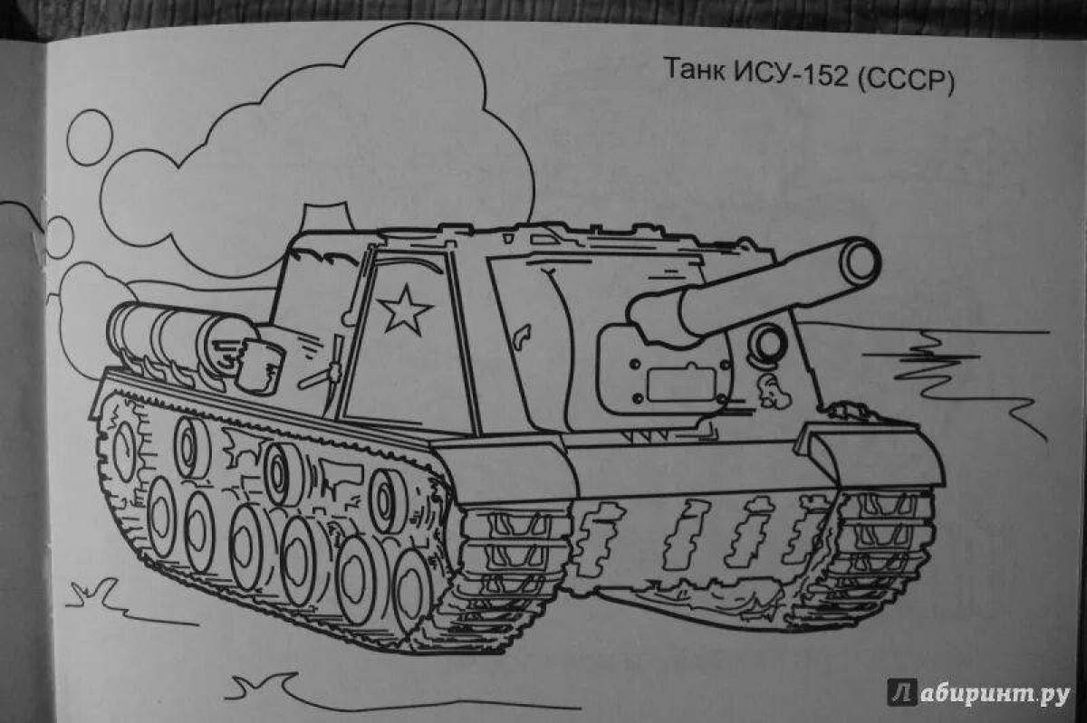 Bright k2 tank coloring page