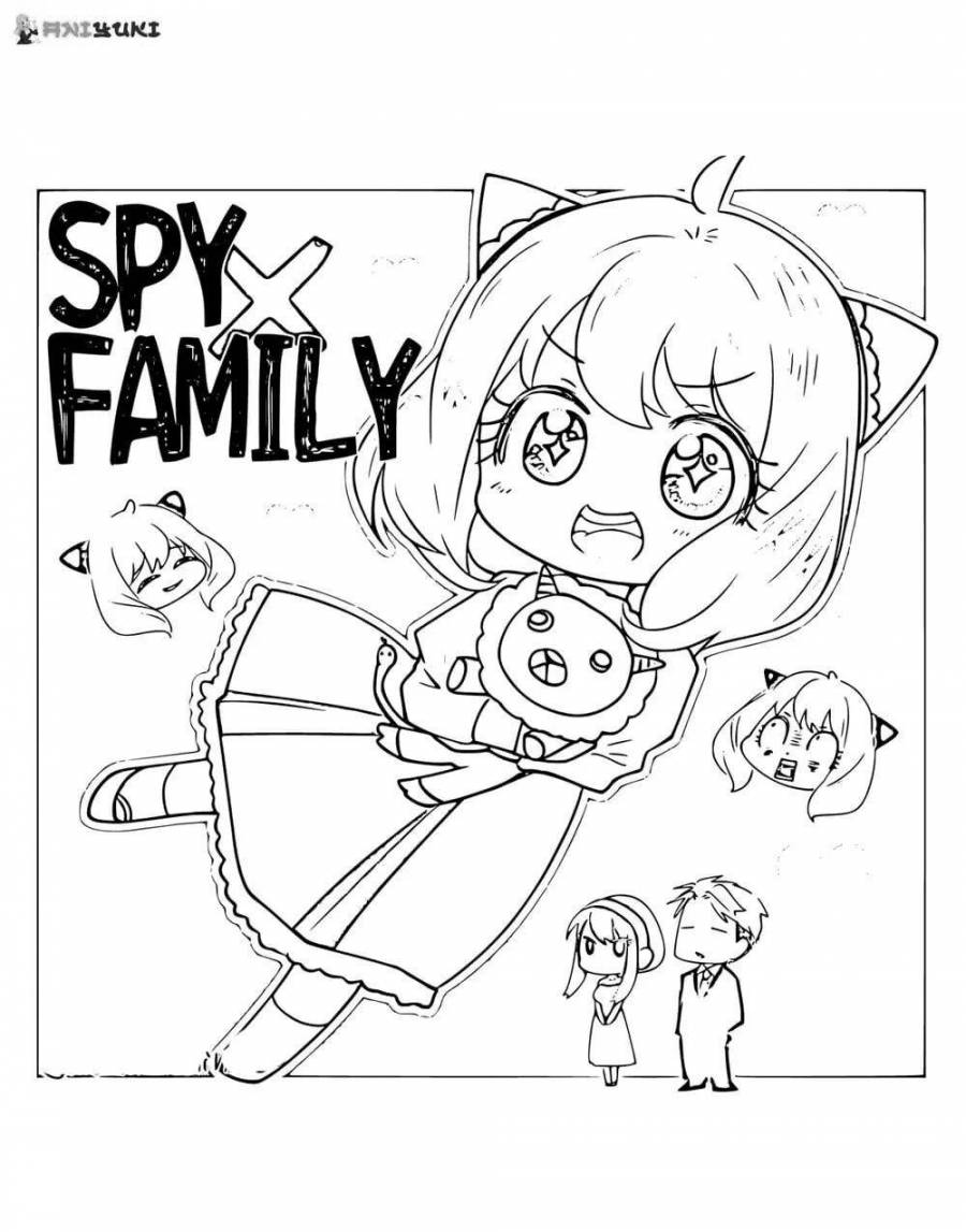 Раскраска Spy x Family