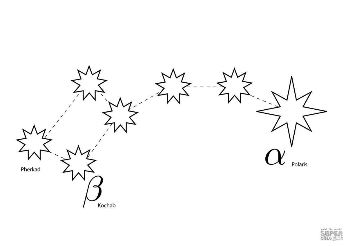 Полярная звезда рисунок