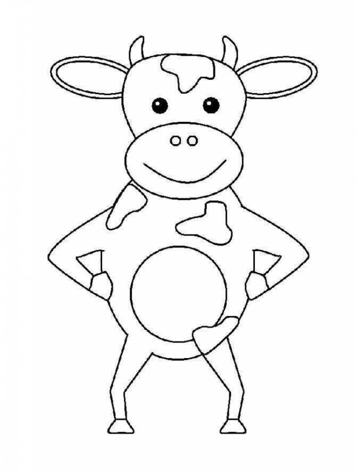 Распечатать коровку раскраску. Раскраска корова. Корова раскраска для детей. Бычок раскраска. Теленок раскраска для малышей.