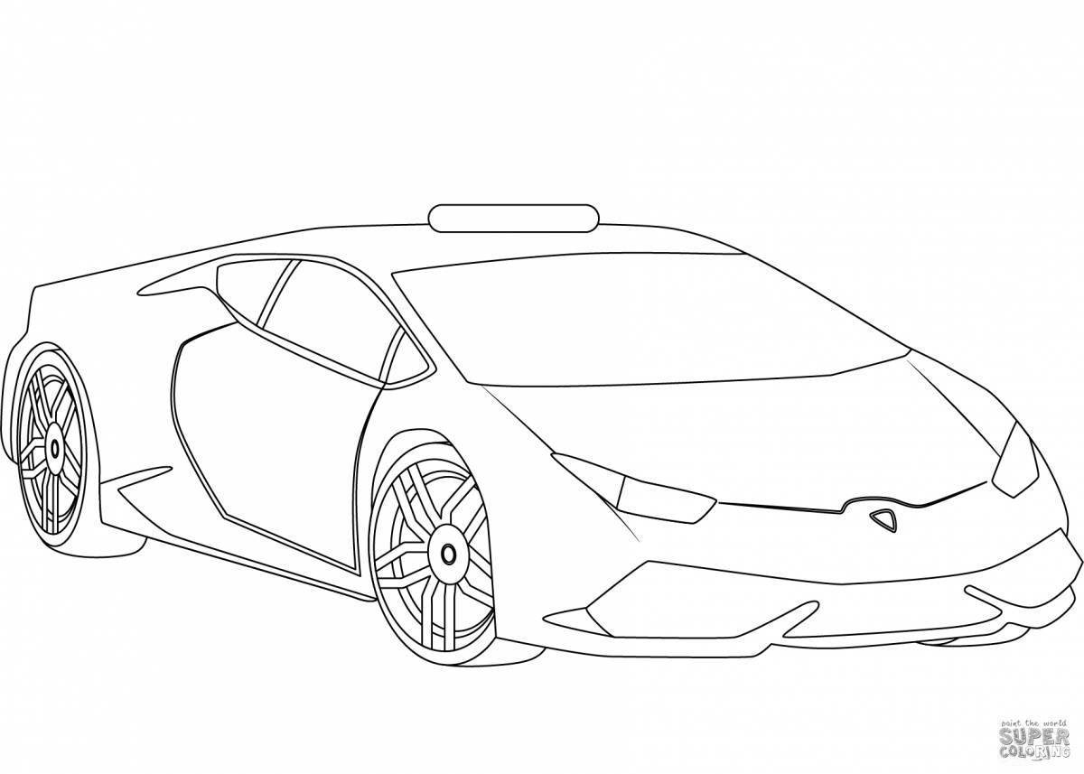 Как нарисовать lamborghini huracan