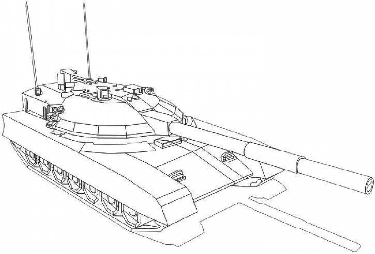 Танк т 90 рисунок