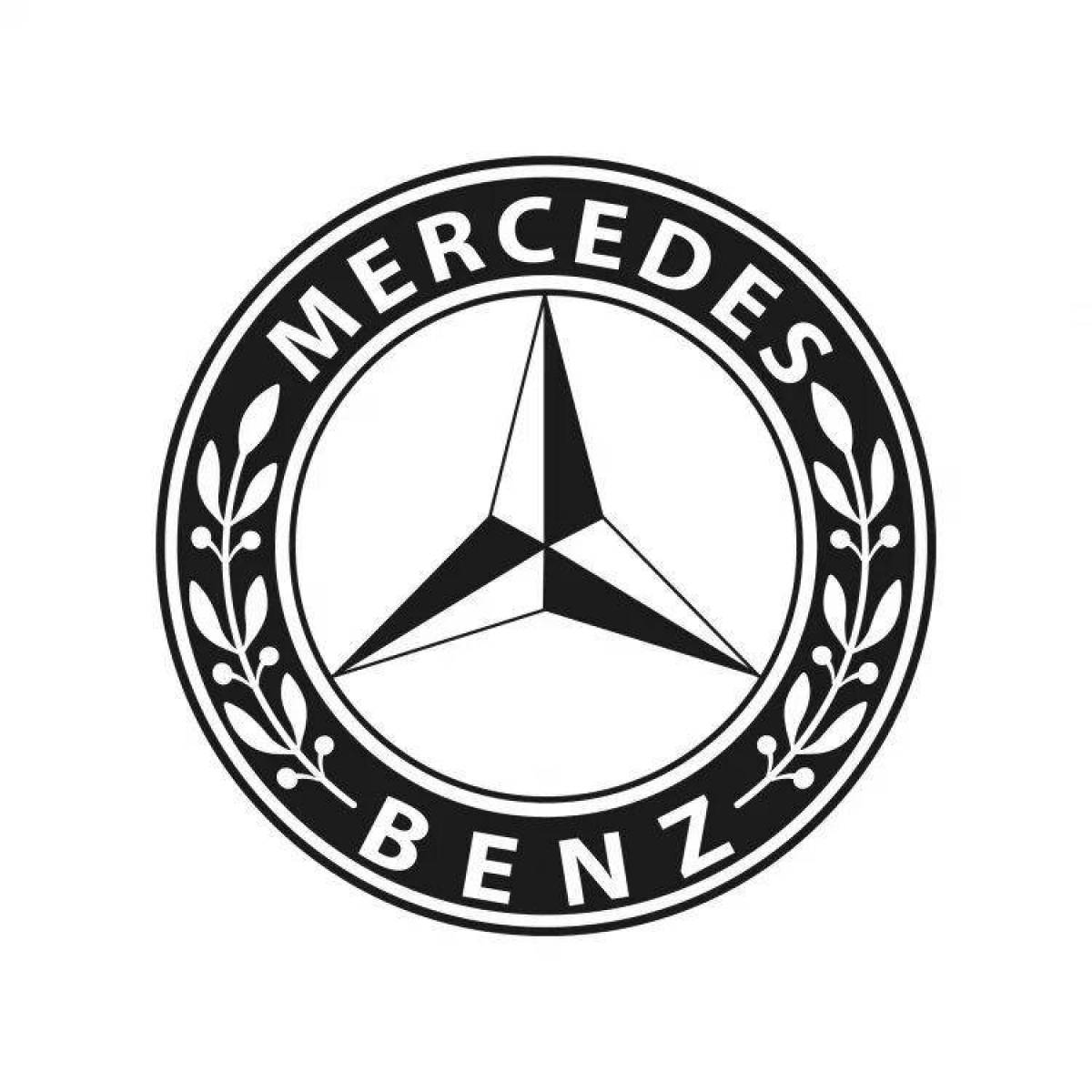 Mercedes Benz logo Спринтер наклейка