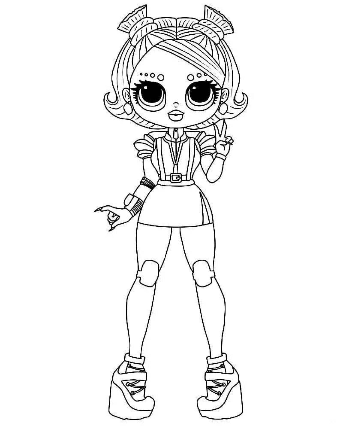 Live coloring lol adult doll