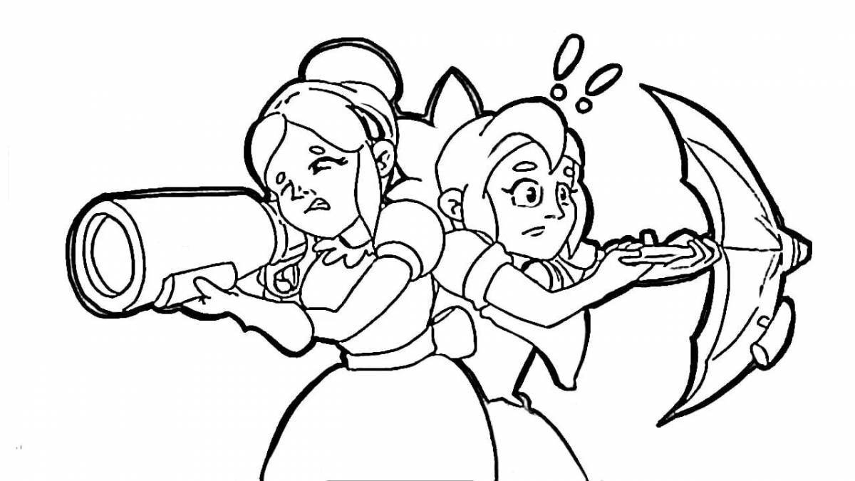 Playful bravo stars piper coloring page