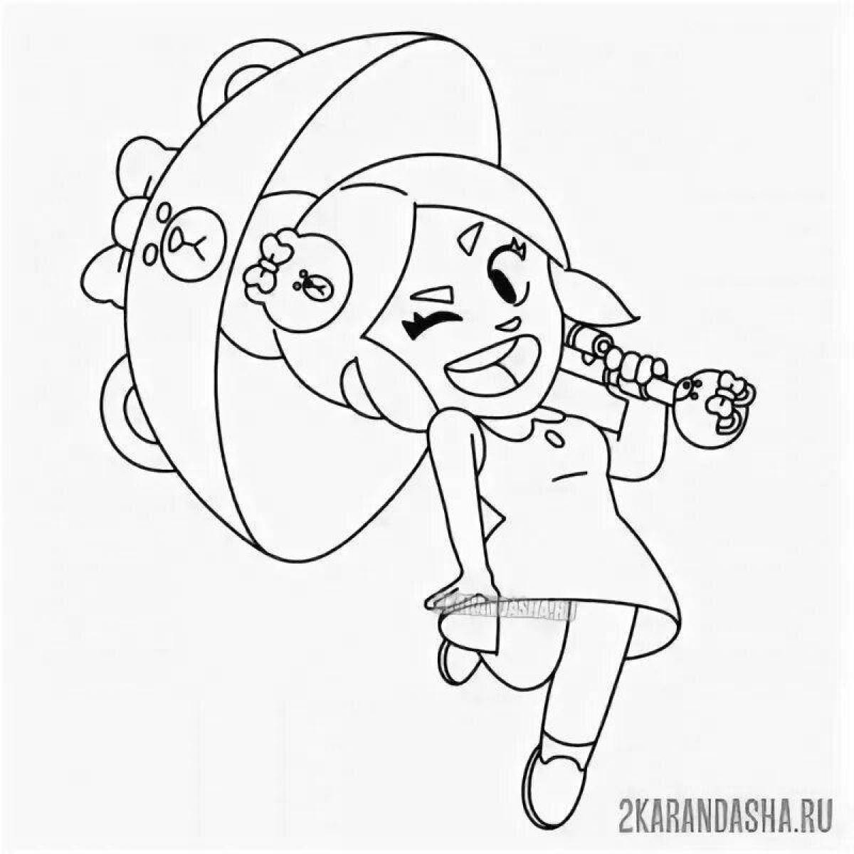 Coloring page charming Piper from bravo stars