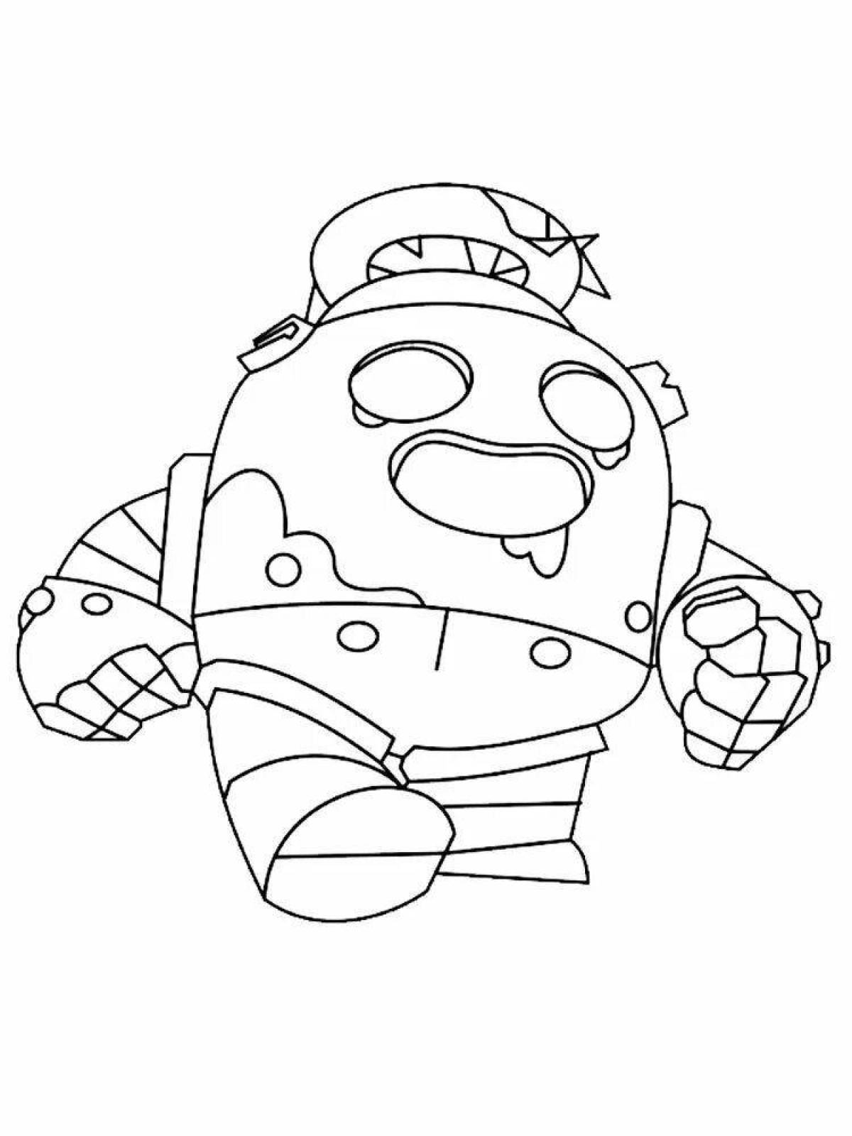 Spike from bravo stars deluxe coloring book