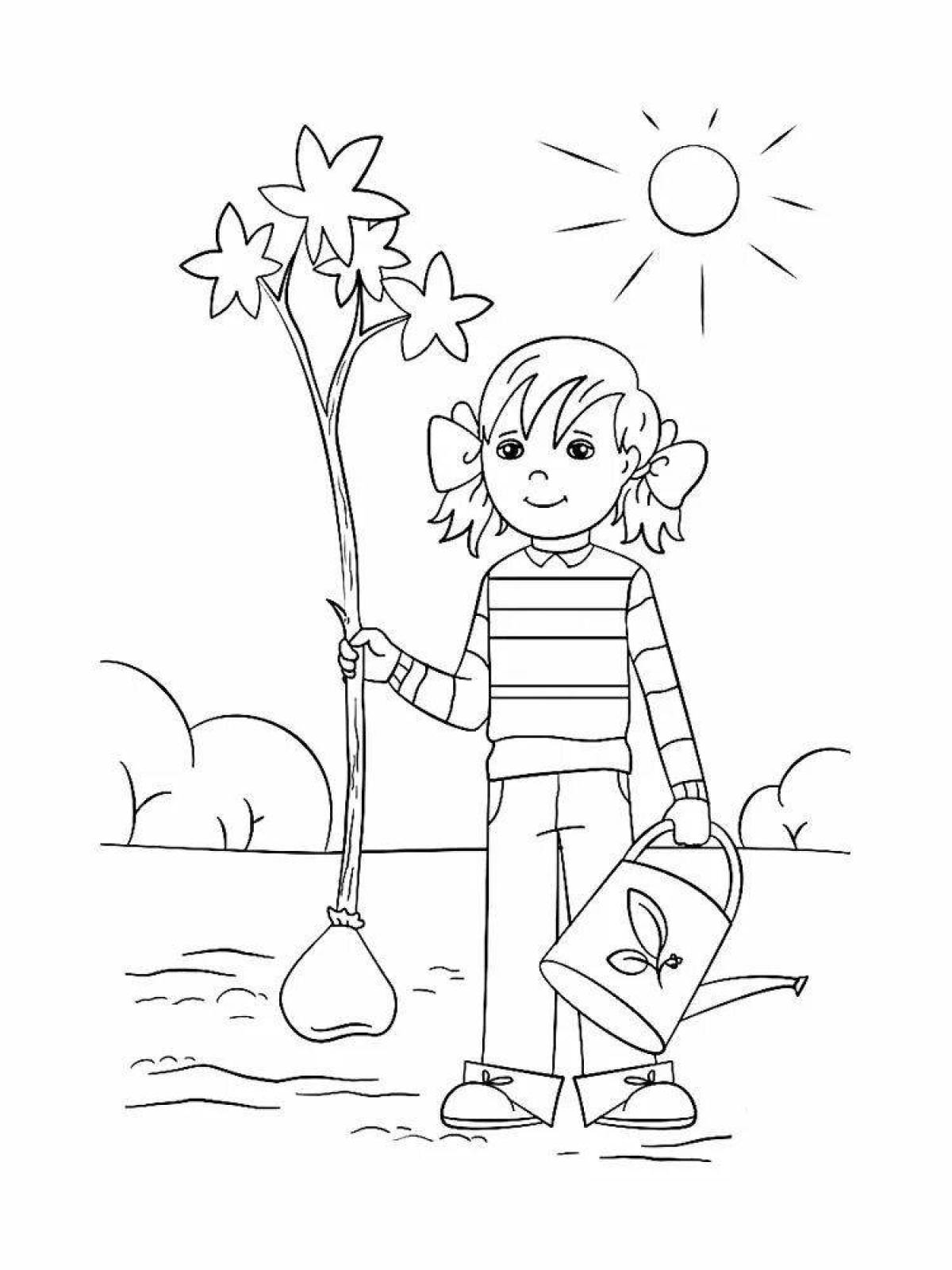 Photo Radiant coloring page good