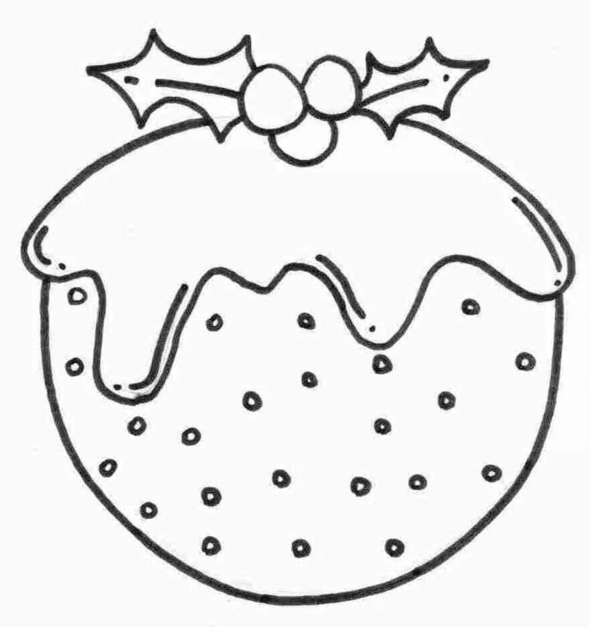 Animated jelly coloring page