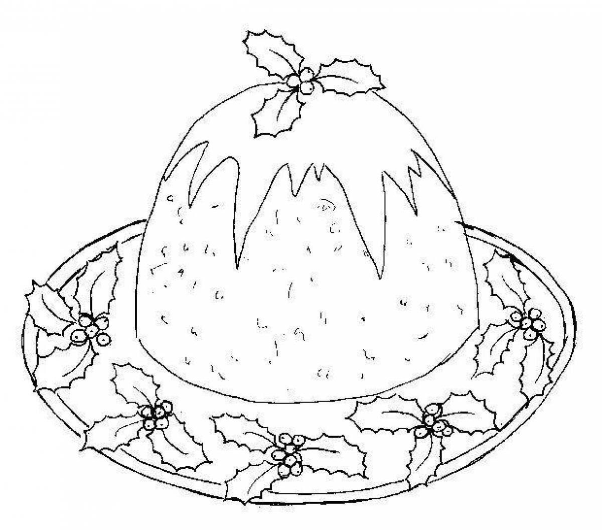 Magic jelly coloring page