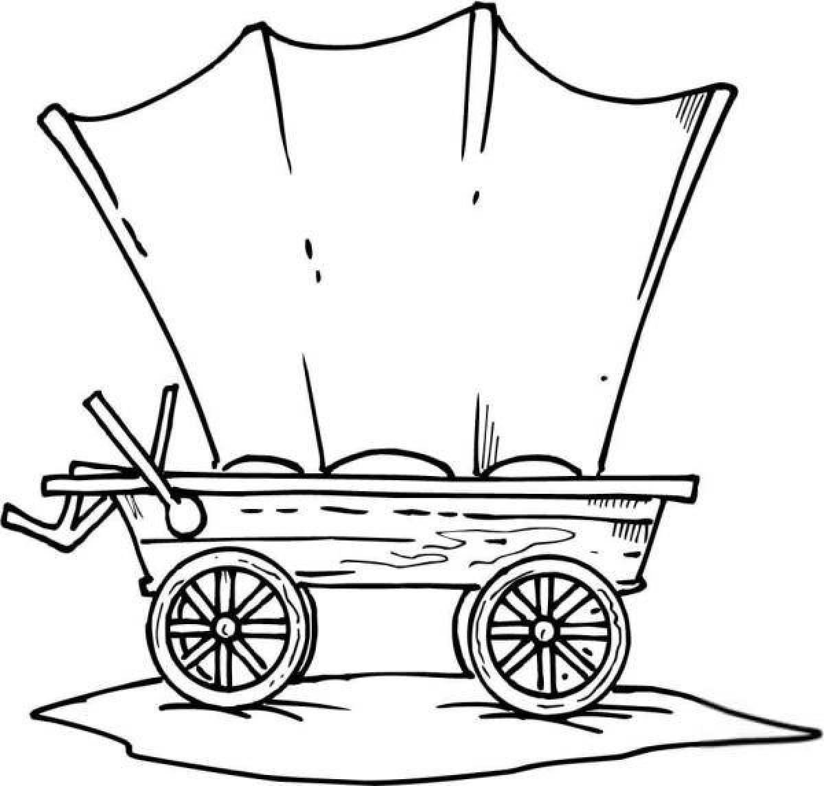 Gorgeous basket coloring page