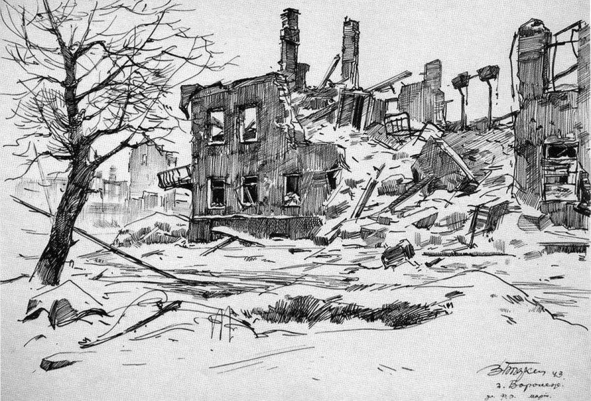 Красочное освобождение воронежа