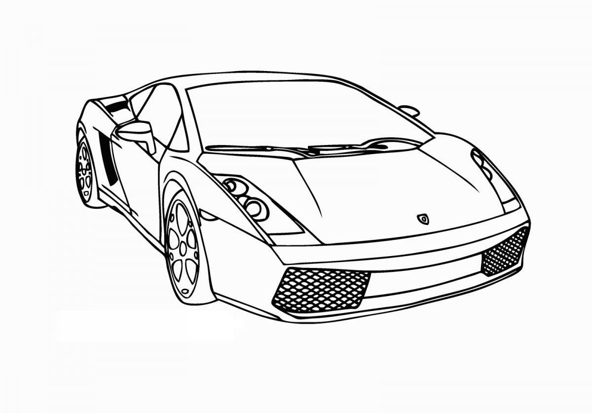 Lamborghini huracan royal coloring