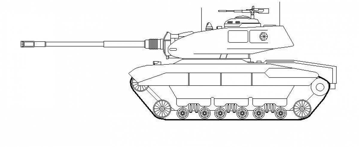 Cool coloring tank armata