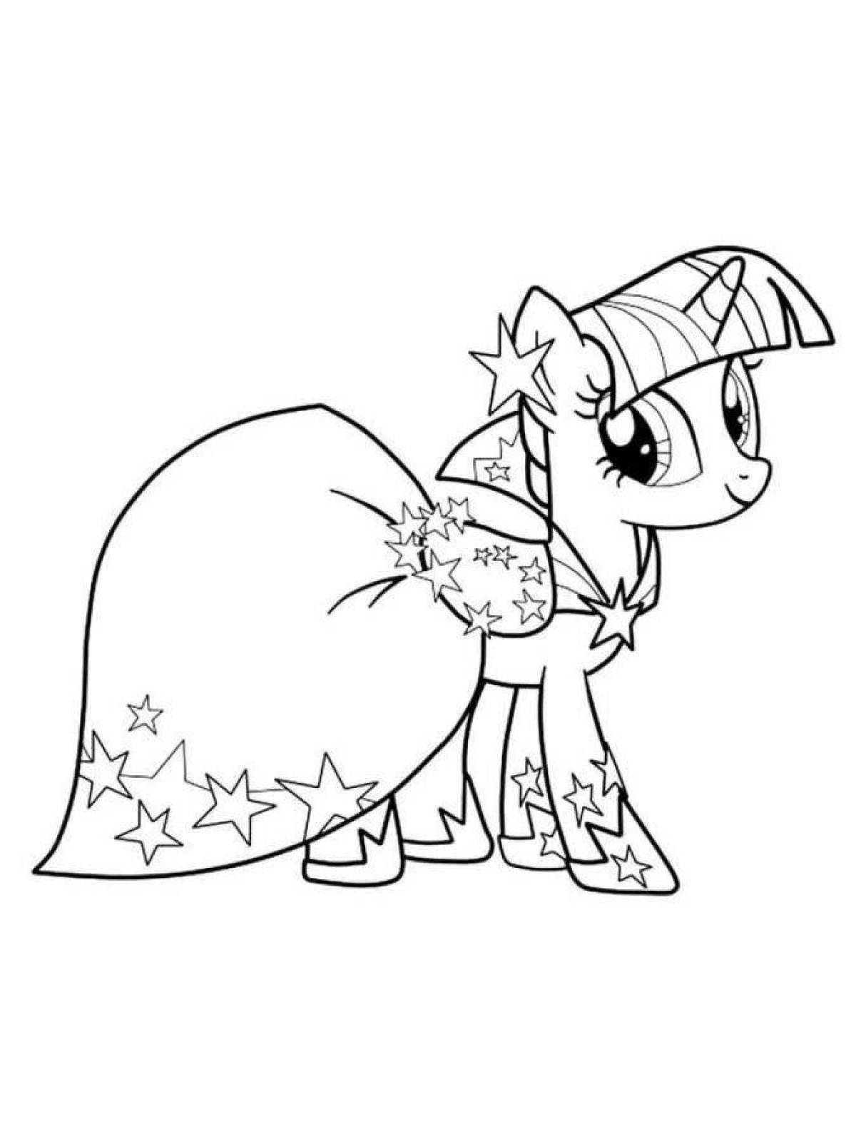 Amazing Twilight Sparkle Coloring Page