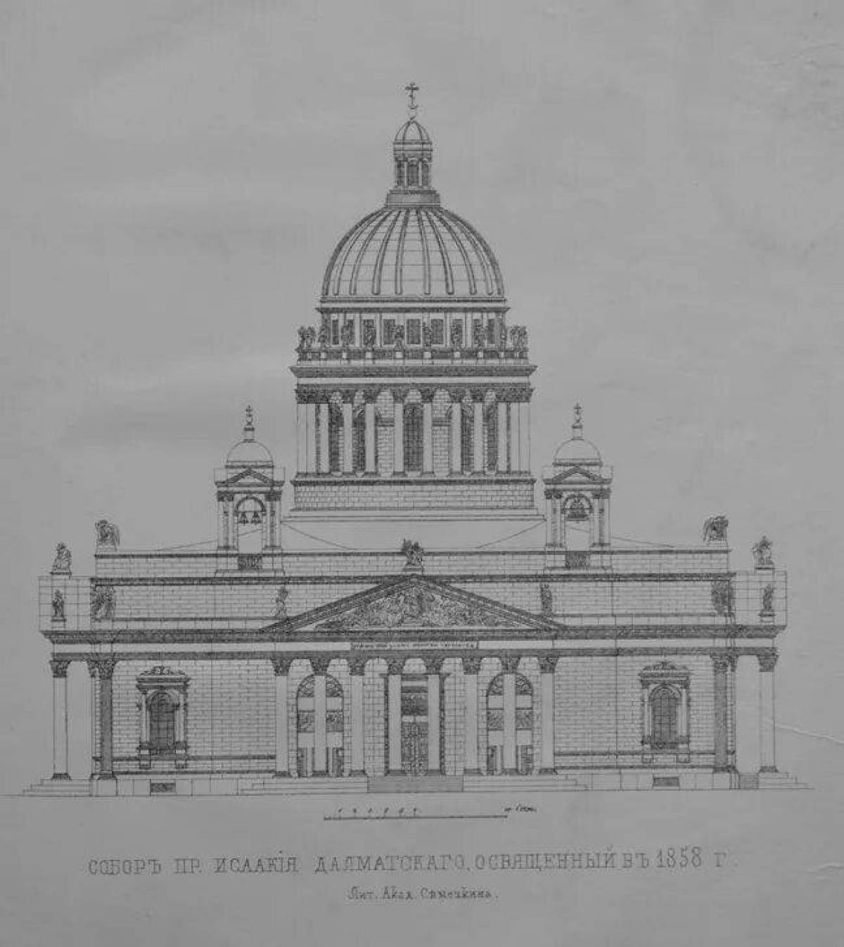 Coloring page St. Isaac's Cathedral