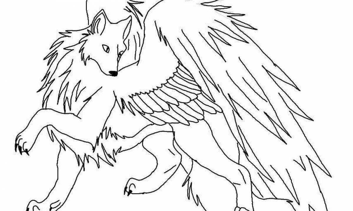 Wolf with wings #2