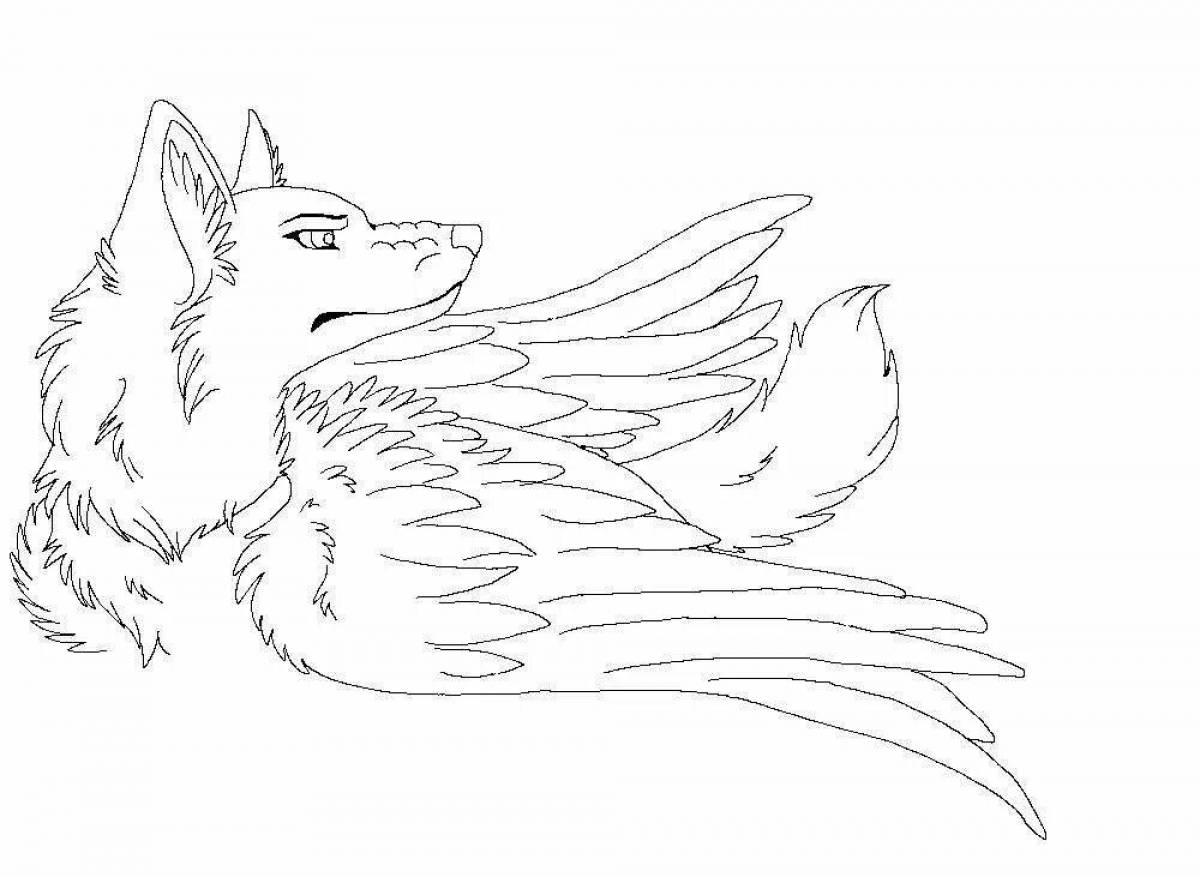 Wolf with wings #3