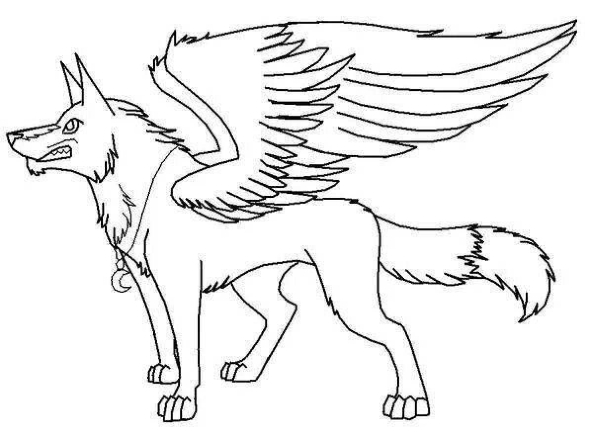 Wolf with wings #5
