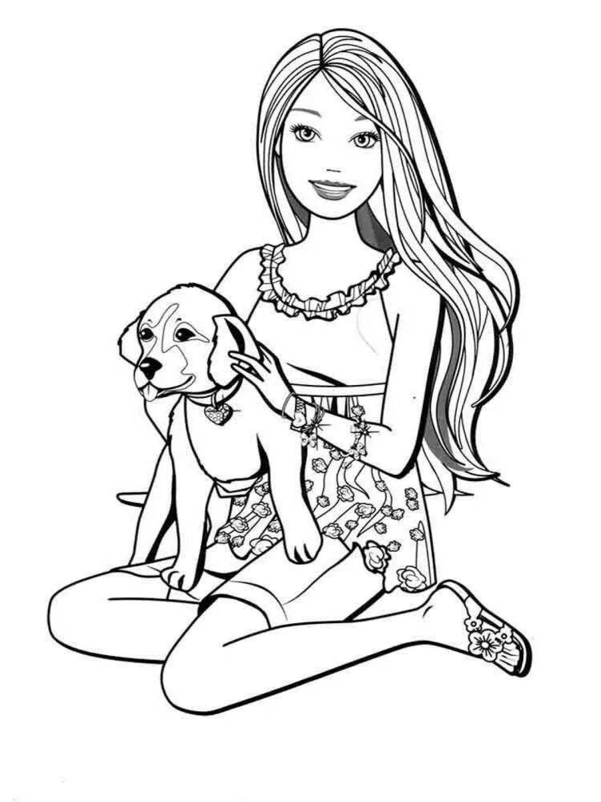 Barbie with dog #14