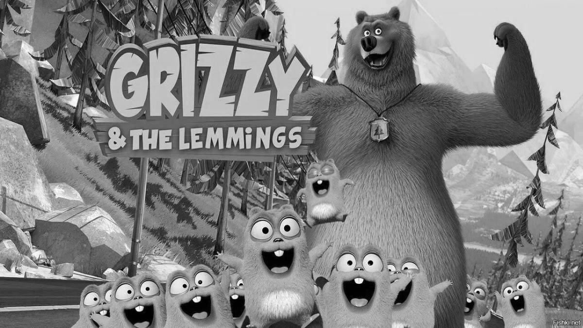 Grizzly les lemmings