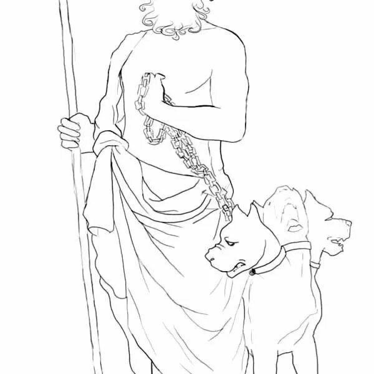 Древнегреческий Бог аид рисунок