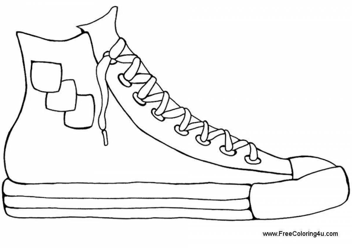 Incredible shoe coloring book for babies