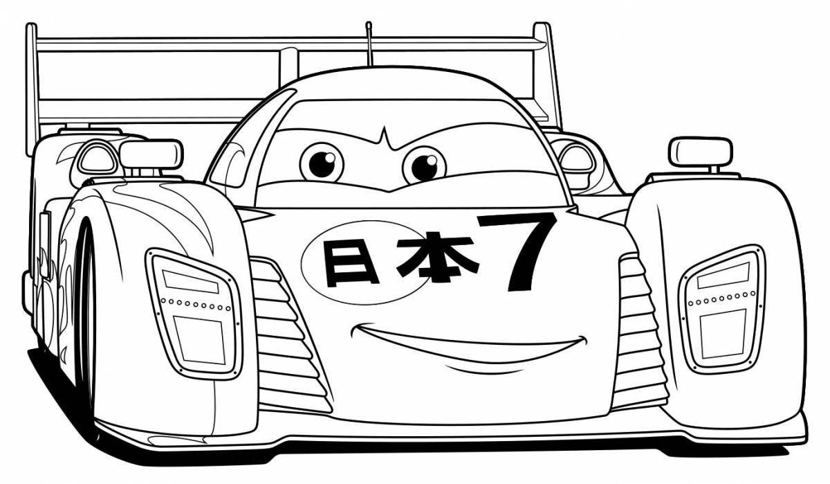 Brave cars from standoff 2 coloring book