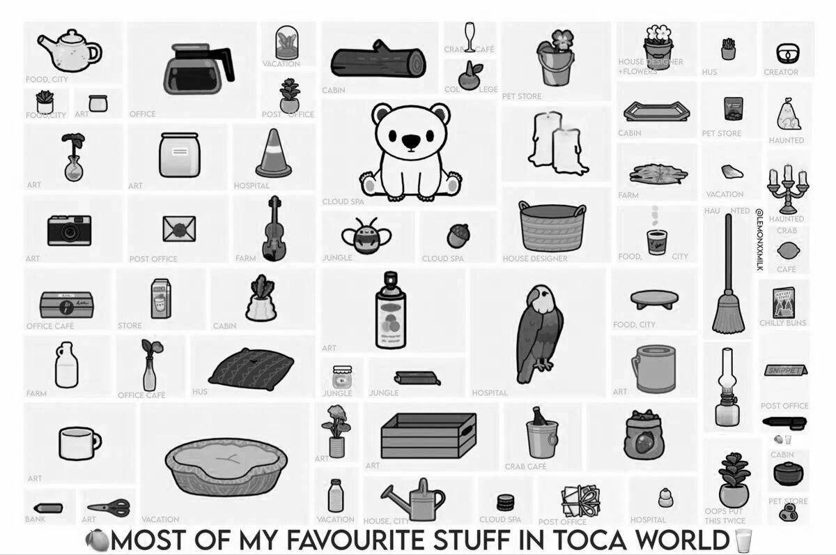 Toka boka with clothes and accessories #1