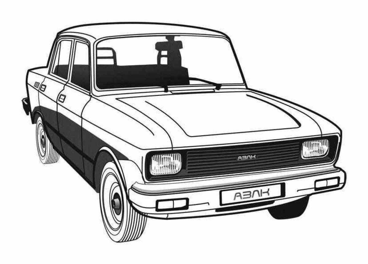 Playful coloring AvtoVAZ