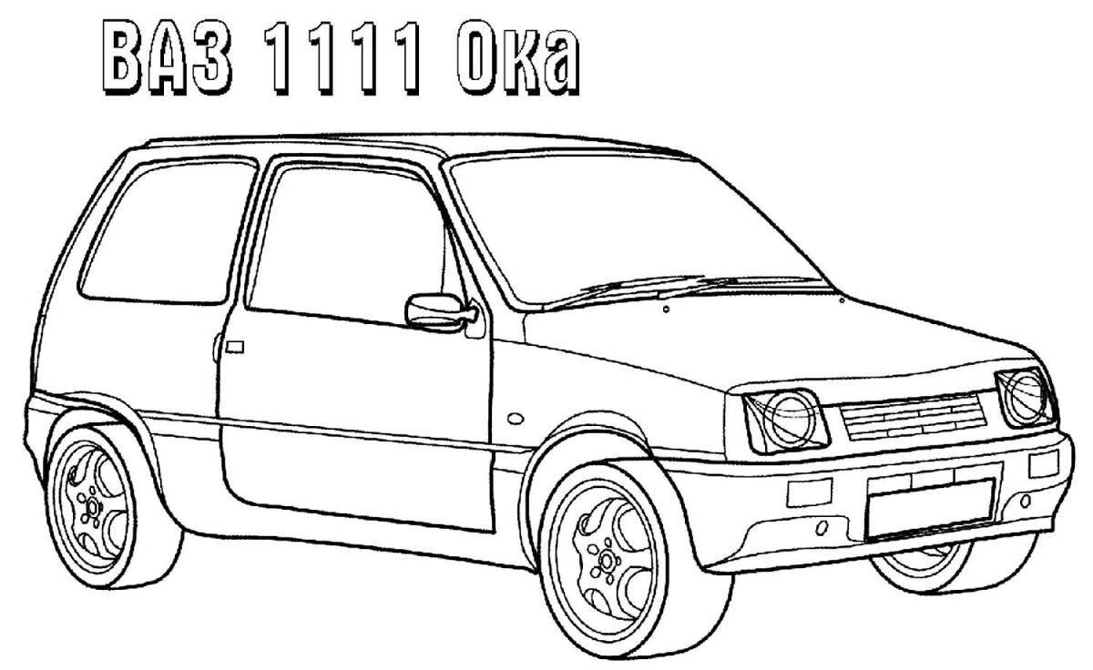 Exquisite AvtoVAZ coloring book