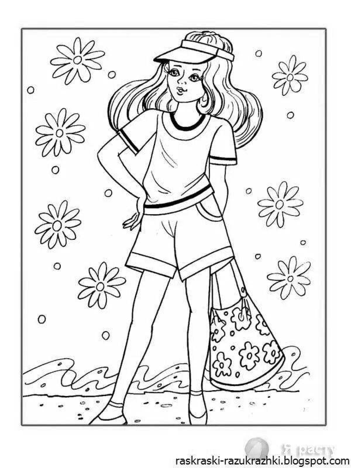 Fancy coloring page 14